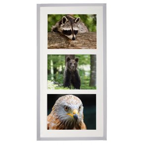 Collage Ramme - ADJ Victoria Rustic - Hvid - 3x 10x15 Cm.