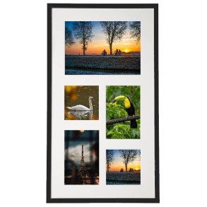 Collage Ramme - ADJ Victoria Rustic - Sort - Kombi