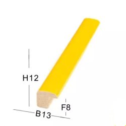 Snejbjerg Nr. 352 Gul Ramme 50x60 Cm. Refleksfrit Glas