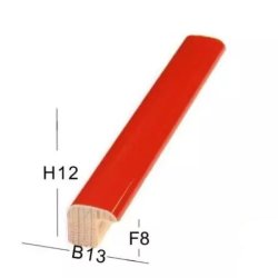 Snejbjerg Nr. 352 Rd Ramme 50x60 Cm. Refleksfrit Glas