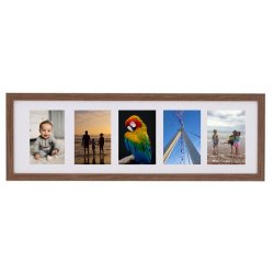 Collage Ramme M�rk Eg 13x18 Cm. X5 Lodret