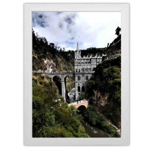 Ramme - Victoria Wood Rustic - Hvid - 12x18 mm - 15x15 Cm.