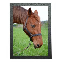 Ramme - Victoria Wood Rustic - Sort - 12x18 mm - 30x40 Cm.
