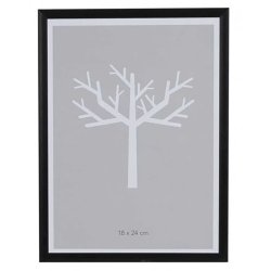 Ramme Alu Mat Sort 30x40 cm.