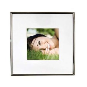 Ramme - Goldbuch Fine - Blank Slv - 18x18/10x10 Cm.