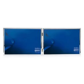 Ramme Kenro - Metal - Slv - 2x 13x18 Cm. Vandret