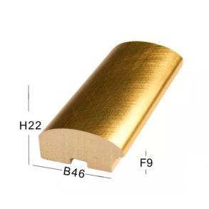 Snejbjerg Nr. 252 18x24 Cm. Guld Ramme 