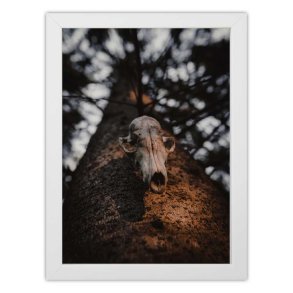 Ramme - Victoria Wood Glat - 13x11 mm - Hvid - 21x29,7 Cm. ( A4 )