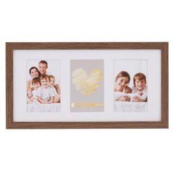 Collage Ramme Mrk Eg 10X15 Cm. X3 Lodret