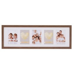 Collage Ramme Mrk Eg 10X15 Cm. X5 Lodret