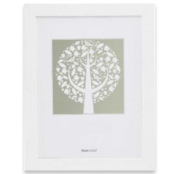 Ramme Milano Hvid 10x10 Cm.