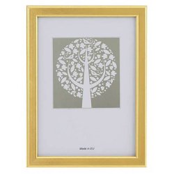 Ramme Reflexfrit Glas Guld 15x20 Cm