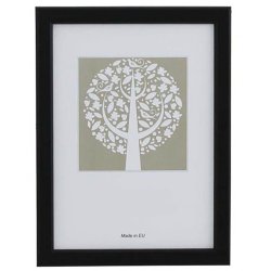 Ramme Reflexfrit Glas Sort 20x25 cm