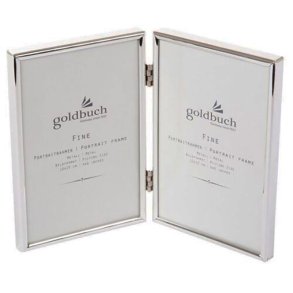 Ramme - Goldbuch Fine - Blank Slv - 2x 13x18 Cm.