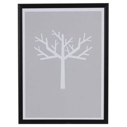 Ramme Alu Mat Sort 24x30 Cm.