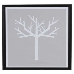 Ramme Alu Mat Sort 30x30 cm.