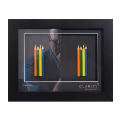 Snejbjerg Nr. 324 40x60 Cm. Guld Ramme "Usynlig Glas"