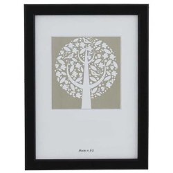 Ramme Reflexfrit Glas Sort 13x18 Cm