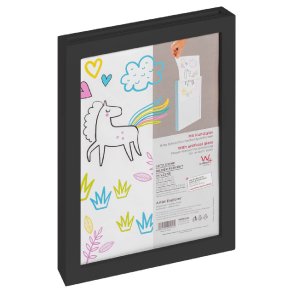 Ramme - Til A4 Tegninger - Sort