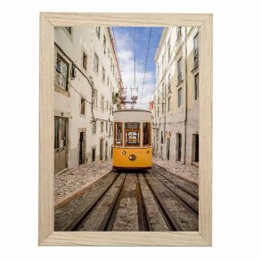 Ramme -  Passepartout - Victoria Wood Rustic - Lys Eg - 12x18 mm - 21x29,7/15x20 Cm.