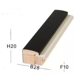 Snejbjerg Trendline Ramme Hvid 50x60 Cm. Refleksfri Glas