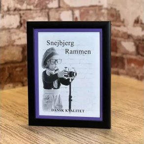 Snejbjerg Trendline Ramme Lilla 18x24 Cm. Refleksfri Glas