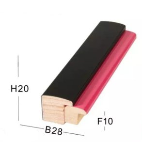 Snejbjerg Trendline Ramme Pink 18x24 Cm. Refleksfri Glas