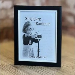 Snejbjerg Trendline Ramme Hvid 50x60 Cm. Refleksfri Glas