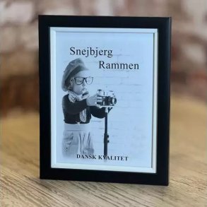 Snejbjerg Trendline Ramme Hvid 18x24 Cm. Refleksfri Glas