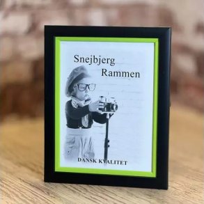 Snejbjerg Trendline Ramme Lime 18x24 Cm. Refleksfri Glas