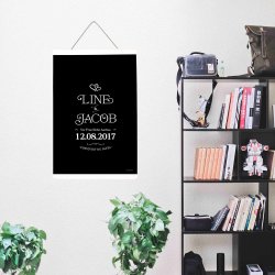 Plakatoph�ng Tr� Hvid 21 cm