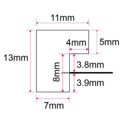Ramme Willow - Eg - 15x21 Cm.