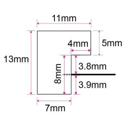 Ramme Willow - Hvid - 20x25 Cm.