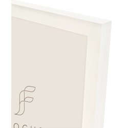 Ramme Willow - Dobbelt Ramme - Hvid - 10x15 Cm.