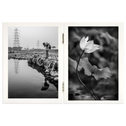 Ramme Willow - Dobbelt Ramme - Hvid - 13x18 Cm.