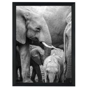 Kvadratisk foto ramme i malet fyrretr, som passer til dine bedste billeder