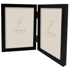 Ramme Willow - Dobbelt Ramme - Sort - 13x18 Cm.