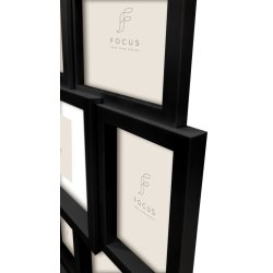 Collage Ramme Sort - 9 Billeder