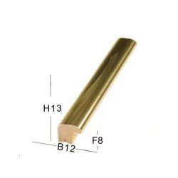 Snejbjerg Nr. 501 50x60 Cm. Guld Ramme Refleksfrit Glas