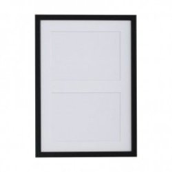 Ramme Reflexfrit Glas Sort 2x 13x18 Cm.