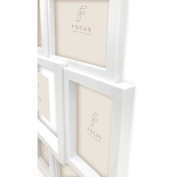 Collage Ramme Hvid - 9 Billeder