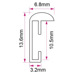 Ramme Lily - Alu Blank - Guld - 15x20 Cm.