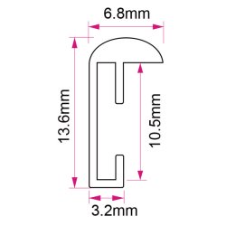 Ramme Lily - Alu Blank - S�lv - 10x15 Cm.