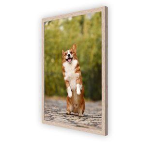 Ramme - Wood - 15x15 mm - Naturlig Lys Eg - 10x10 Cm.