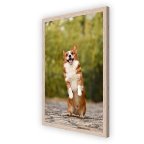 Ramme - Wood - 15x15 mm - Naturlig Lys Eg - 20x20 Cm.
