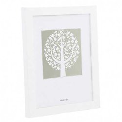 Ramme Milano Hvid 30x30 Cm.