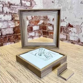 Svveramme Brun Eg  - Nr. 408 - 30x40 Cm.