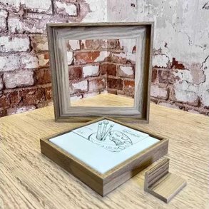 Svveramme Brun Eg - Nr. 408 - 50x70 Cm.