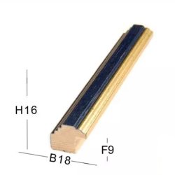 Snejbjerg Nr. 455 Ramme Bl 10x15 Cm. Refleksfri Glas