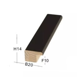 Snejbjerg Nr. 433 24x30 Cm. Sort Ramme Refleksfrit Glas